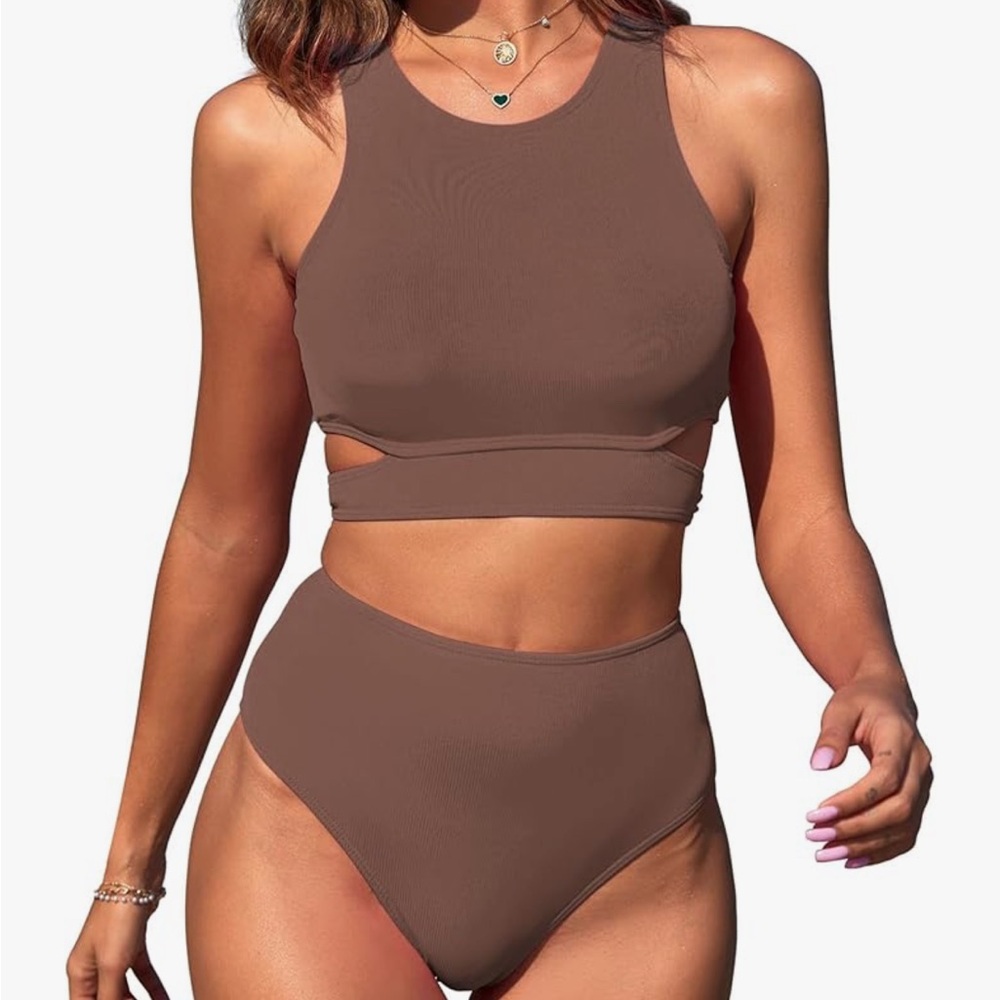 ZAFUL Women's Swimsuit High Waisted Bikini Set